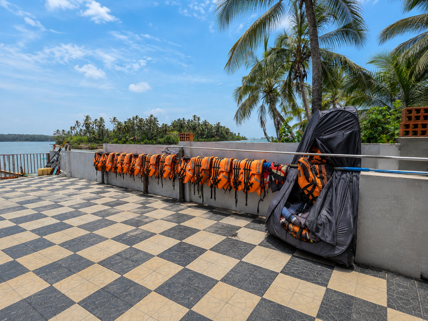 Water sports equipment and life jackets